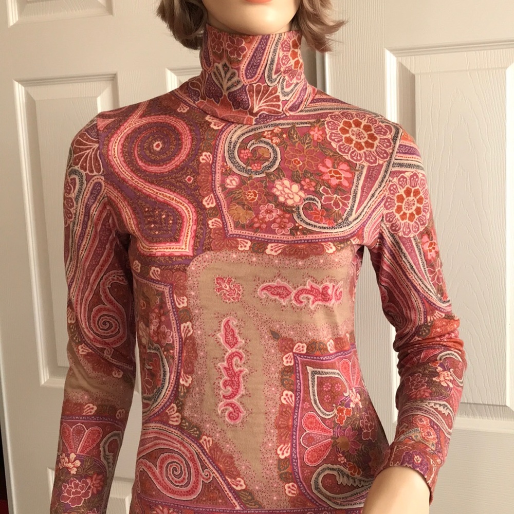 Authentic Etro Milano High Neck Top